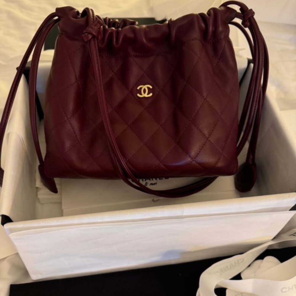 Authentic Chanel Clutch with Leather Strap SS26 Matthieu Blazy